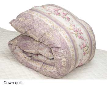 Down quilt