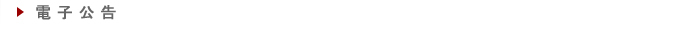 電子公告